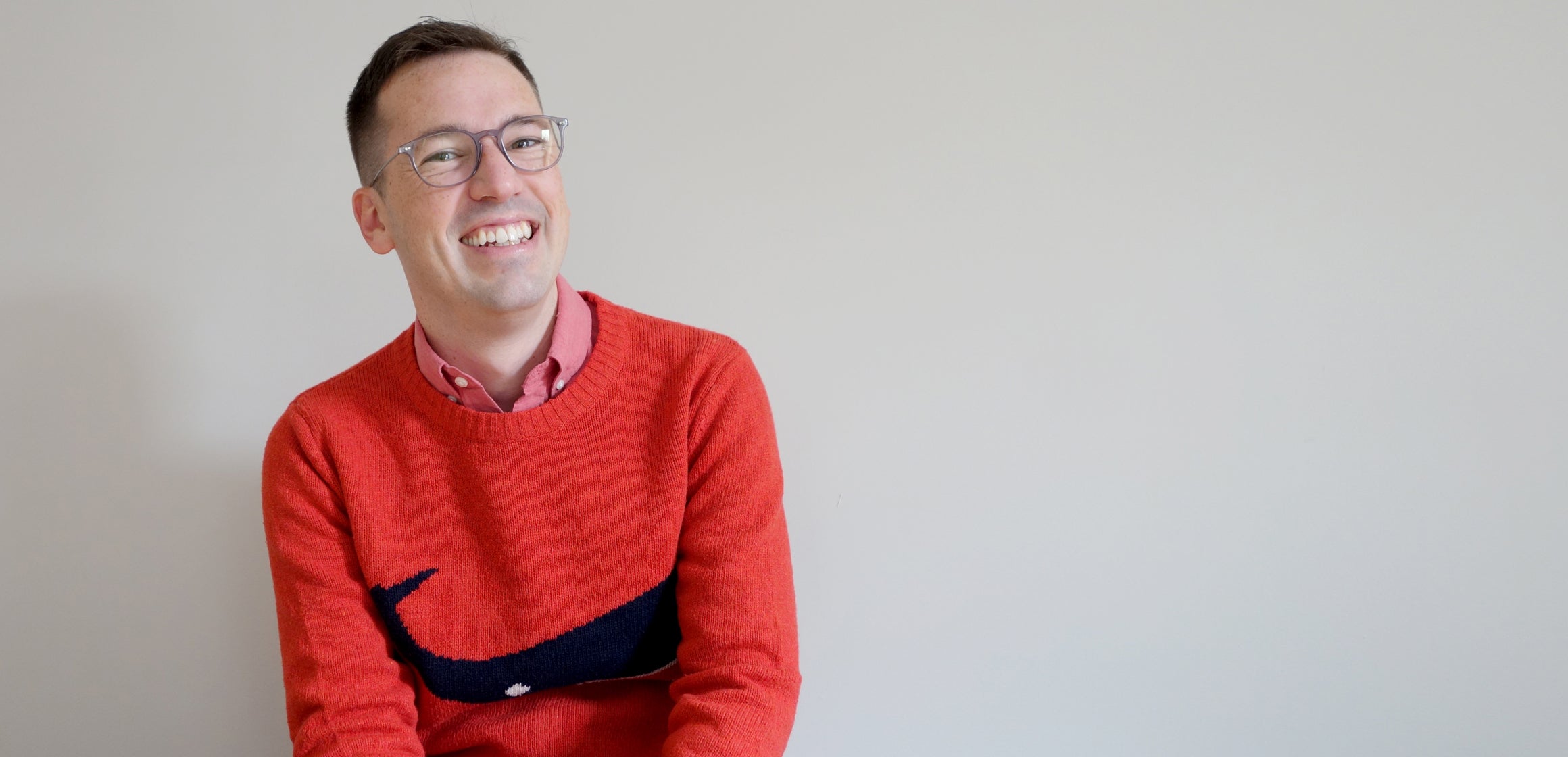 Photo portrait of Jedd Flanscha smiling